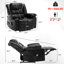 Fauteuil inclinable de massage en cuir respirant-1917437678