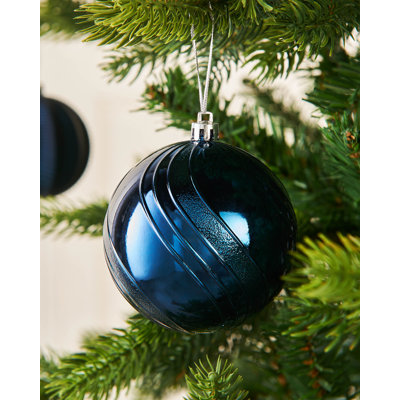 9.29cm Solid Colour Plastic / Acrylic Bauble