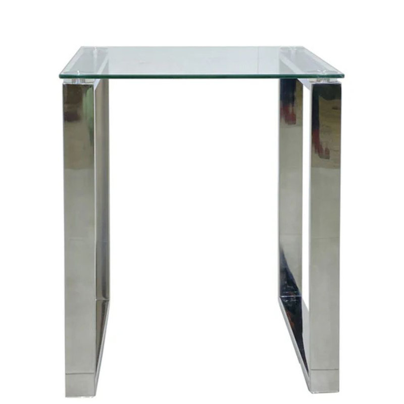 Table d'appoint Nobi, Argent argent