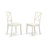 3 Piece Dining Table Set for Small Spaces Contains a Rectangle Dining Room Table with Dropleaf and 2 Wood Seat Chairs, 36x54 Inch, Linen White-1629686797-1629686799-1618575236