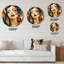 Horloge murale en métal-93395003