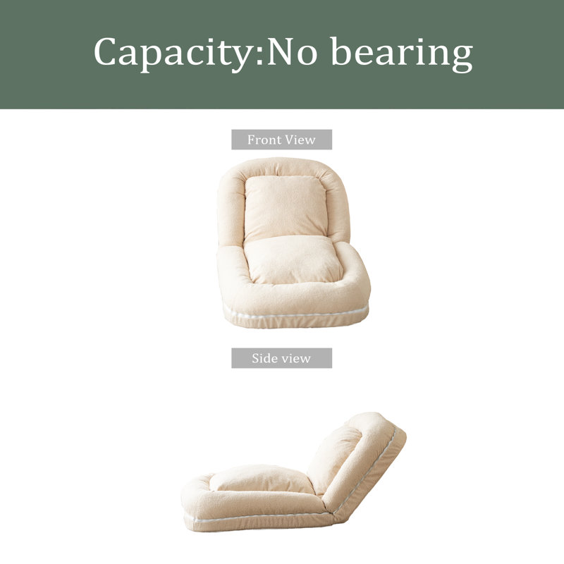 Canapé-lit triple rabattable, Beige