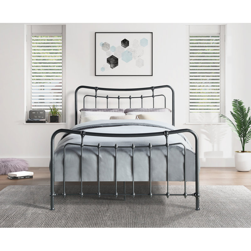 Lit plateforme 1 pièce dans une boîte, Double