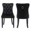 Chaises de salle à manger capitonnées en velours à oreilles-880669728-880669740