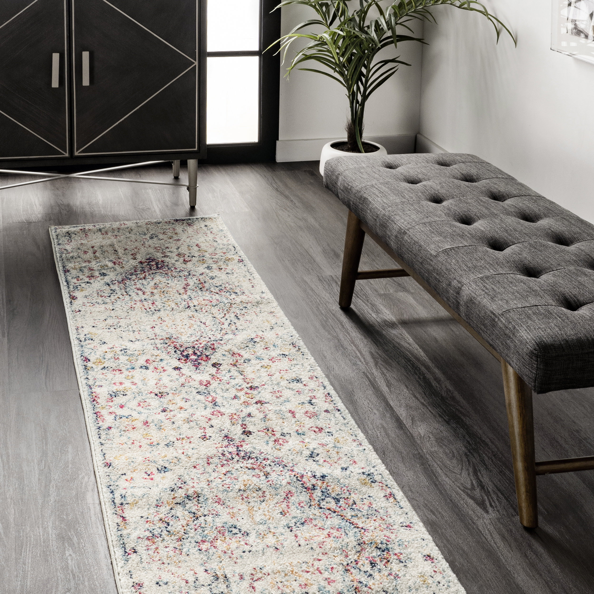 https://assets.wfcdn.com/im/05341348/compr-r85/2293/229378777/robbs-distressed-bohemian-power-loom-performance-grayblue-rug.jpg