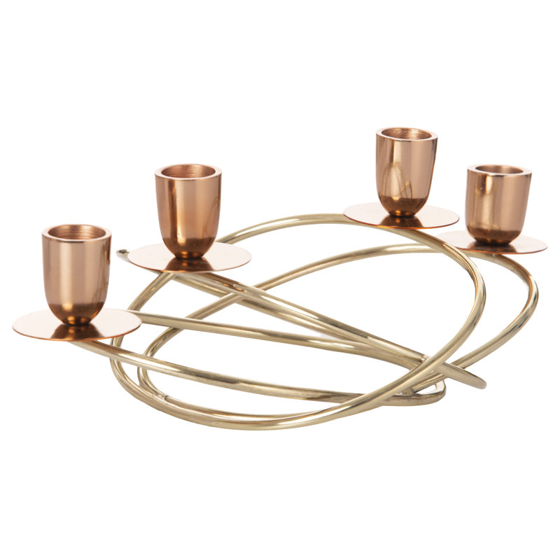 4.7'' H Aluminum Tabletop Candelabra