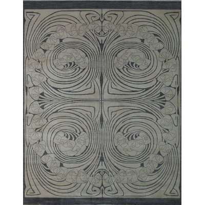 Tapis contemporain noué à la main Dover