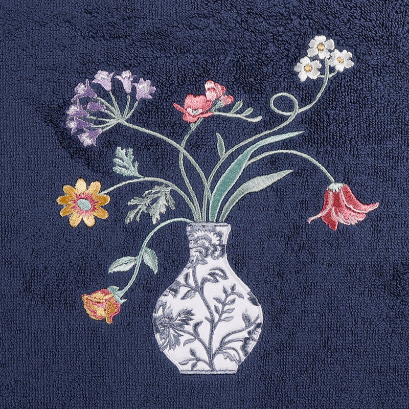 Débarbouillette en coton turc, Marine, Hand Towel, Bath Towel, Fingertip Towel