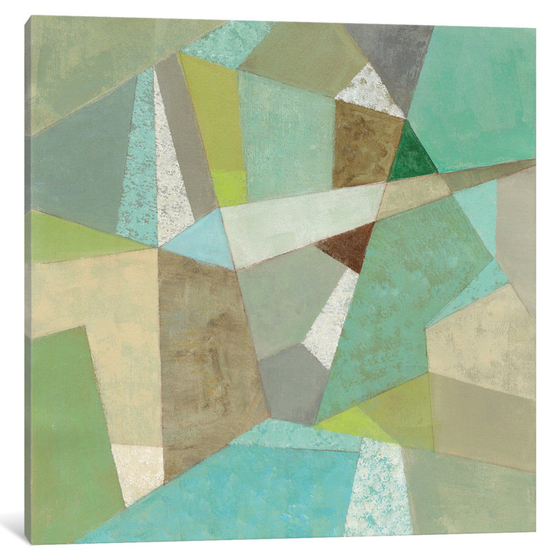 « spa geo metric », reproduction d’art sur toile tendue, Papier d'art encadré noir, Blanc, H 24 po x l 24 po x P 1 po