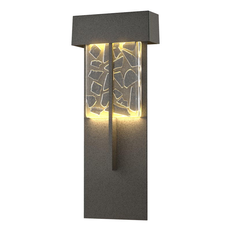 Shard Outdoor Flush Mount, Coastal Natural Iron, 7.1" H x 8.6" W x 3.5" D