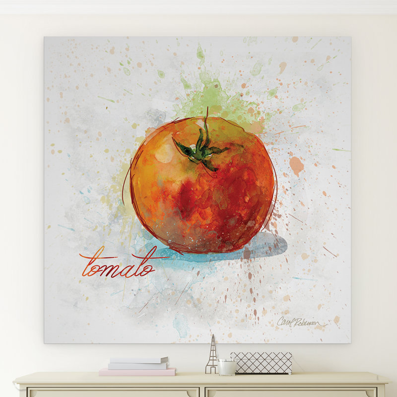 " Veggie Tomato ", 16" H x 16" W x 1.5" D