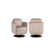 Fauteuil pivotant en polyester de 28 pouces de largeur Turner