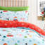 Christmas Snowman Polyester Block Print Duvet Cover Set with Pillowcases Included-105154233