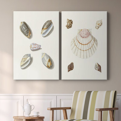 Pastel Knorr Shells III - Toile tendue avec châssis de qualité supérieure - Prêt à être accroché