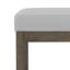 Banc de style contemporain avec repose-pieds Millwood