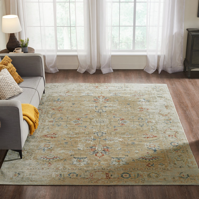Josilyne Wool Oriental Area Rug, Rectangle 2' x 3'