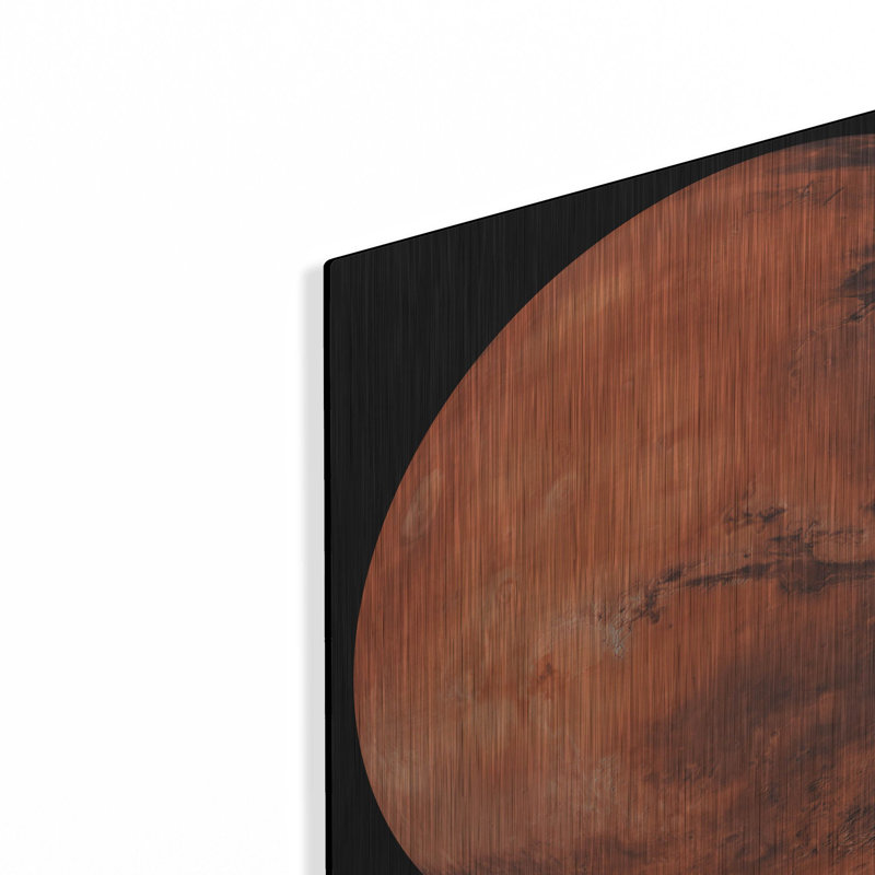 'Planet Mars' by Luxe Portfolio, Metal Wall Art, 12" H x 12" W