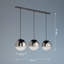 3 - Light Matt Black Kitchen Island Pendant