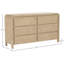 Commode 6 tiroirs Ola, brun