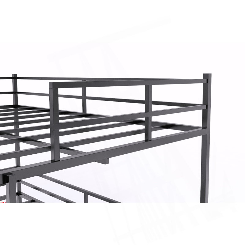 Lit mezzanine polyvalent avec toboggan et échelle pour jouer