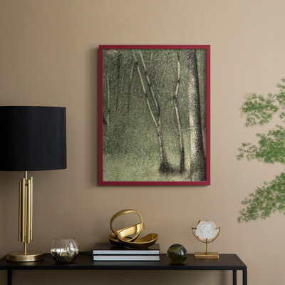 Reproduction encadrée vintage en bois massif CLxxviii