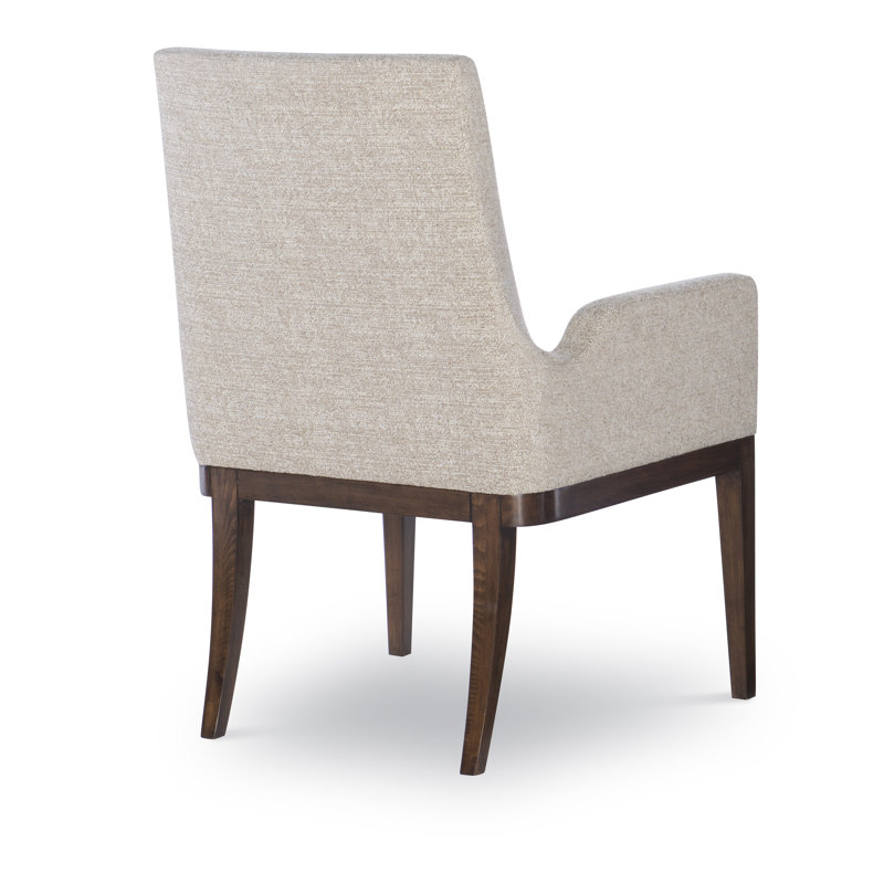Marten Upholstered Arm Chair, Beige, Brunette