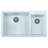 33.88'' L Double Bowl Granite Kitchen Sink-20524775