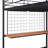 Loft Bed With Desk And Metal Grid-956362757-946512227