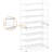 12 Pair Stackable Shoe Rack-1163071920