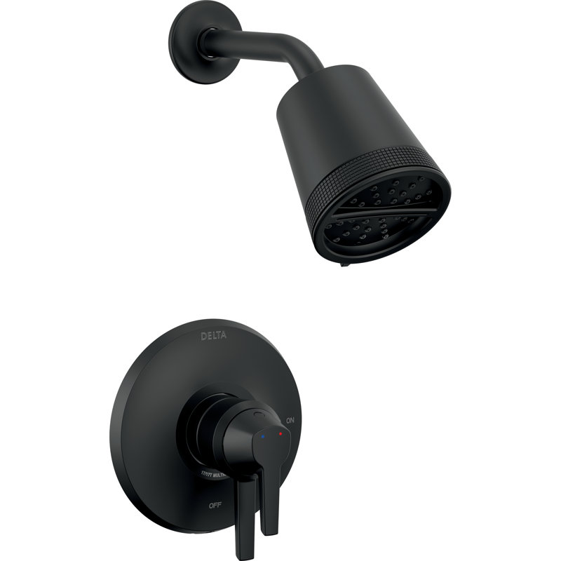 Galeon Shower Faucet, Matte Black