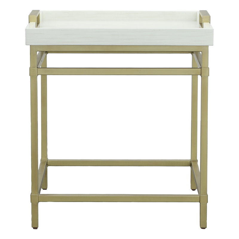 East Camden Solid Wood End Table, 24" H x 22" W x 22" D