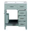 Meuble-lavabo 30 po - Armoire avec vis et tiroir moderne-344943308