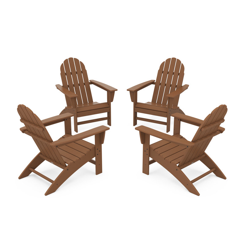 Ensemble de conversation POLYWOOD Vineyard Adirondack, Teck