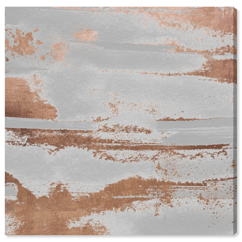 «Copper Rain and Sunshine - Floater Frame», reproduction d'art sur toile, H 12 po x l 12 po