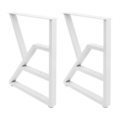 2Pcs K-Shaped Metal Table Legs