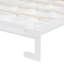 Grand lit escamotable pliant latéral de taille grand avec motif imprimé tendance, éclairage DEL sous le lit et prise USB intégrée - conception peu encombrante-645723499-645723496