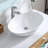 Log style rest room bathroom cabinet