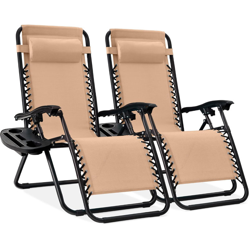 Folding Zero Gravity Chair, Beige