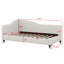 L-Shaped Daybed, With Solid Wood Legs-593627252
