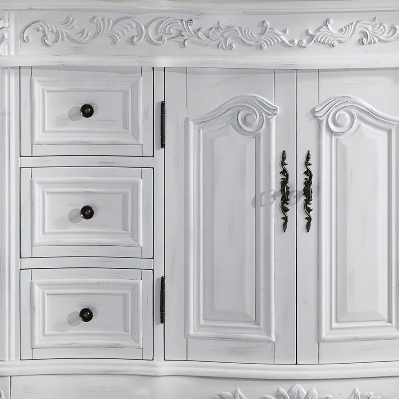 Meuble-lavabo simple 48 po Ajub, Pierre de travertin