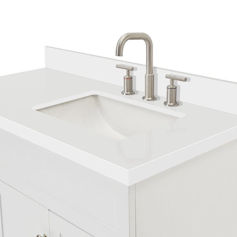 Meuble-lavabo simple 43 po Hamlet, Blanc