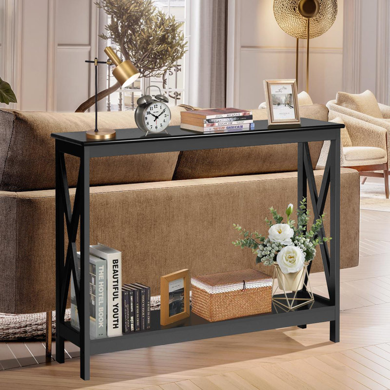 Nordberg 39.5'' Console Table, Black