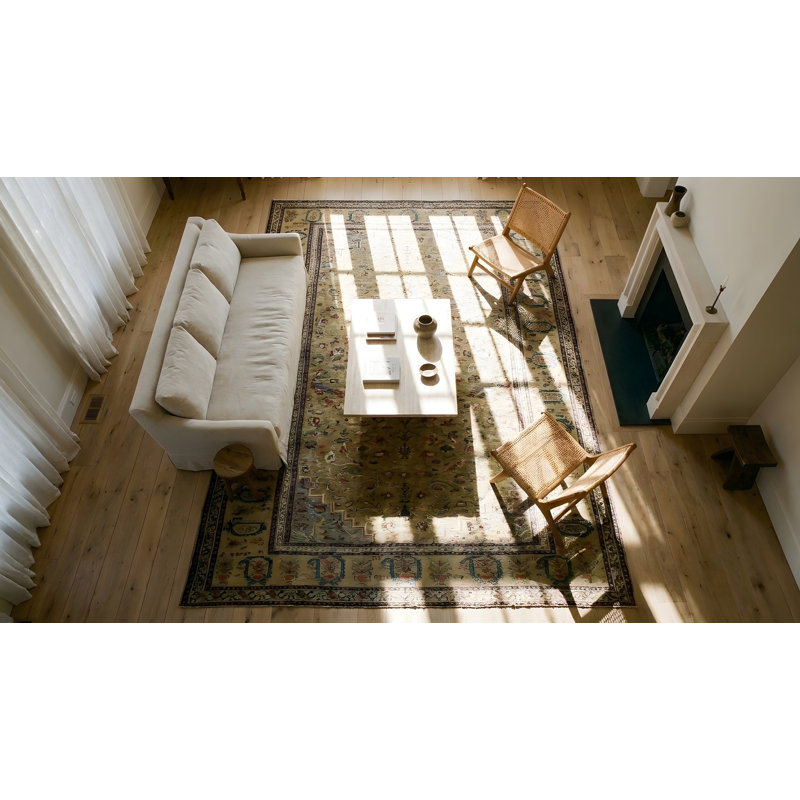 Hand Knotted Wool Area Rug