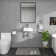 14"W x 10"D Ceramic Rectangular Wall Mount Bathroom Sink with Pre-drilled Faucet Hole