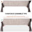 Chaise longue inclinable 59,84 po Erelah-1803302927