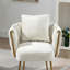 Fauteuil en velours capitonné Elandus-1148992733