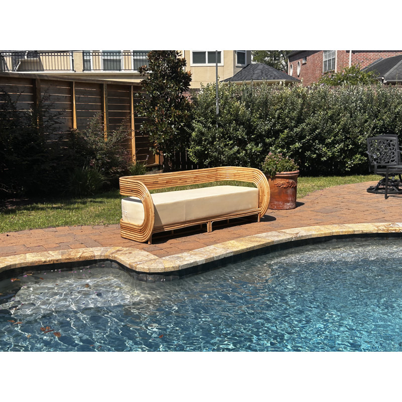 Natural Rattan Sofa Rustic Moder Design