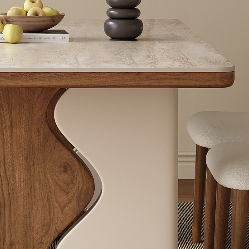 Table de salle à manger de style français, H 29,53 po x L 70,87 po x l 31,5 po