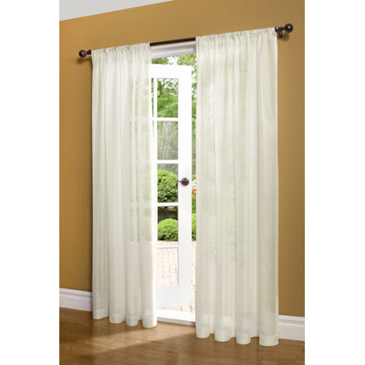Weathershield Semi-Sheer Thermal Curtain Panels