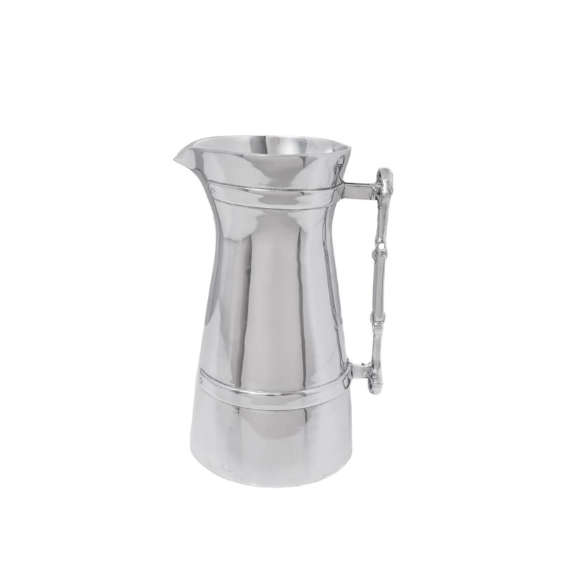 Polished Aluminum Equestrian Inspired Table Pitcher